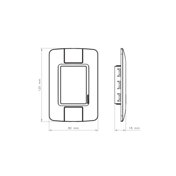 Conjunto 1 Interruptor Paralelo Aria - Tramontina - Image 2