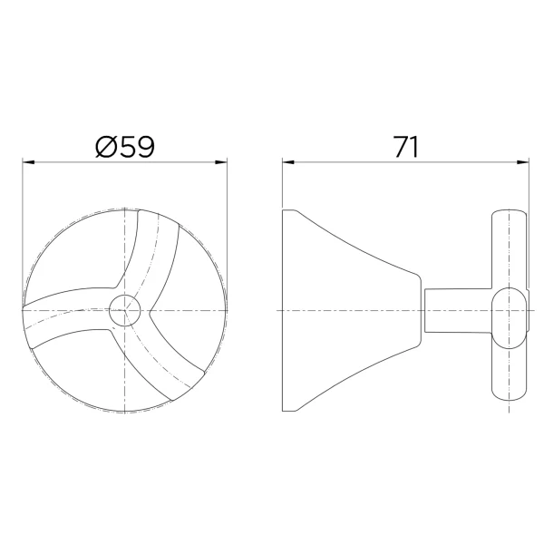 Acabamento p/ Registro Base Deca 1/2", 3/4" e 1" Docol Primor - Image 2