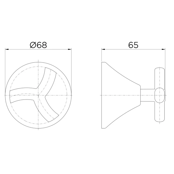 Acabamento p/ Registro DocolBase 1.1/4" e 1.1/2" Docol Primor - Docol - Image 2