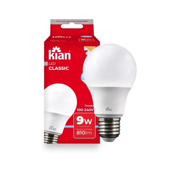 Lâmpada Led Bulbo 9W - Kian