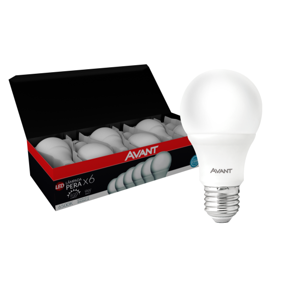 Lâmpada Led Bulbo 9W Pack c/ 6 - Avant