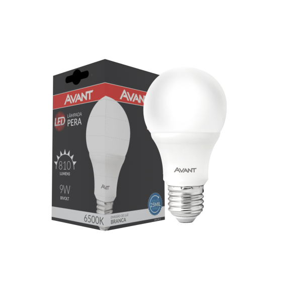 Lâmpada Led Bulbo 9W 6500K - Avant