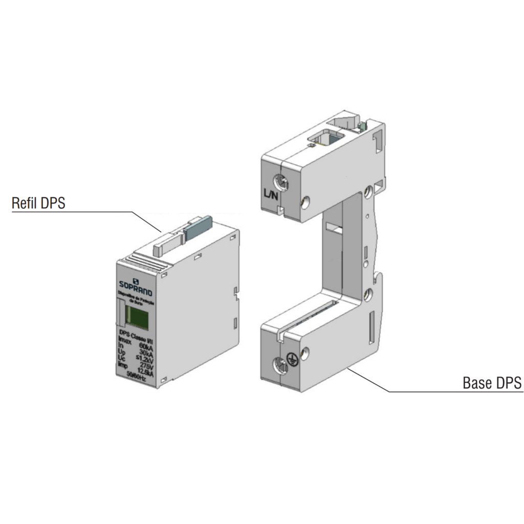 Disjuntor DPS 45kA Classe 2 – Soprano – Telhado Distribuidora