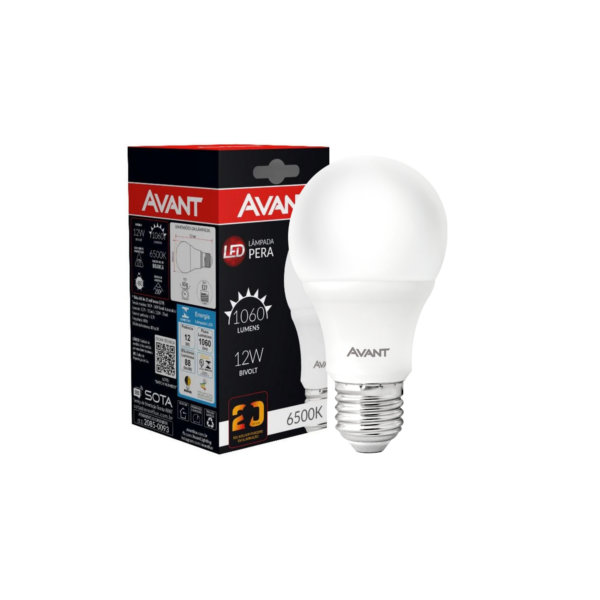 Lâmpada Led Bulbo 12W 6500K - Avant