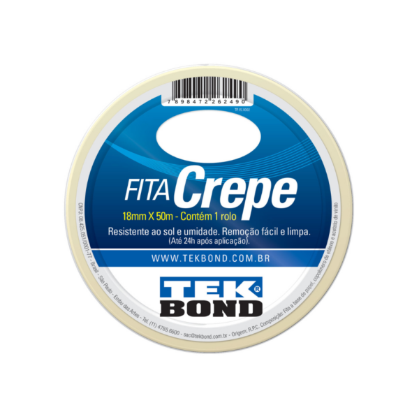 Fita Crepe 18mm x 50m - TekBond