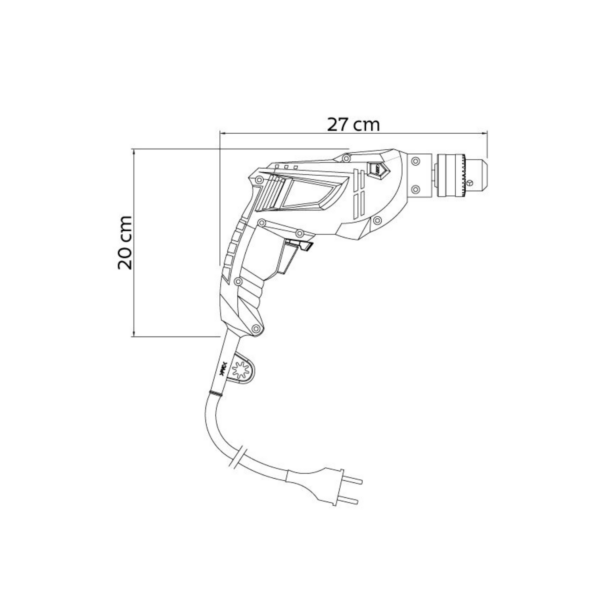 Furadeira Impacto 3/8' 500W 220V - Tramontina - Image 4