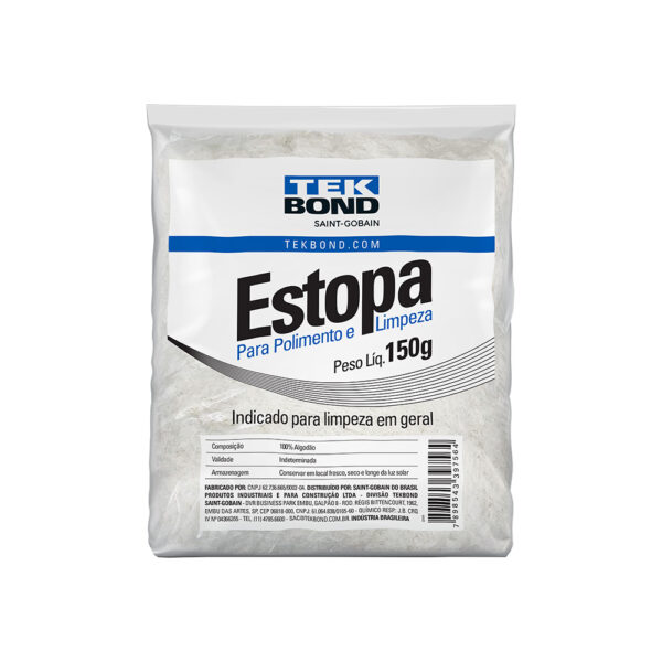 Estopa p/ Polimento e Limpeza 150g - TekBond