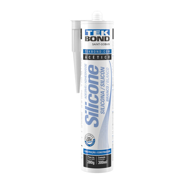 Silicone Acético 280g Branco - TekBond